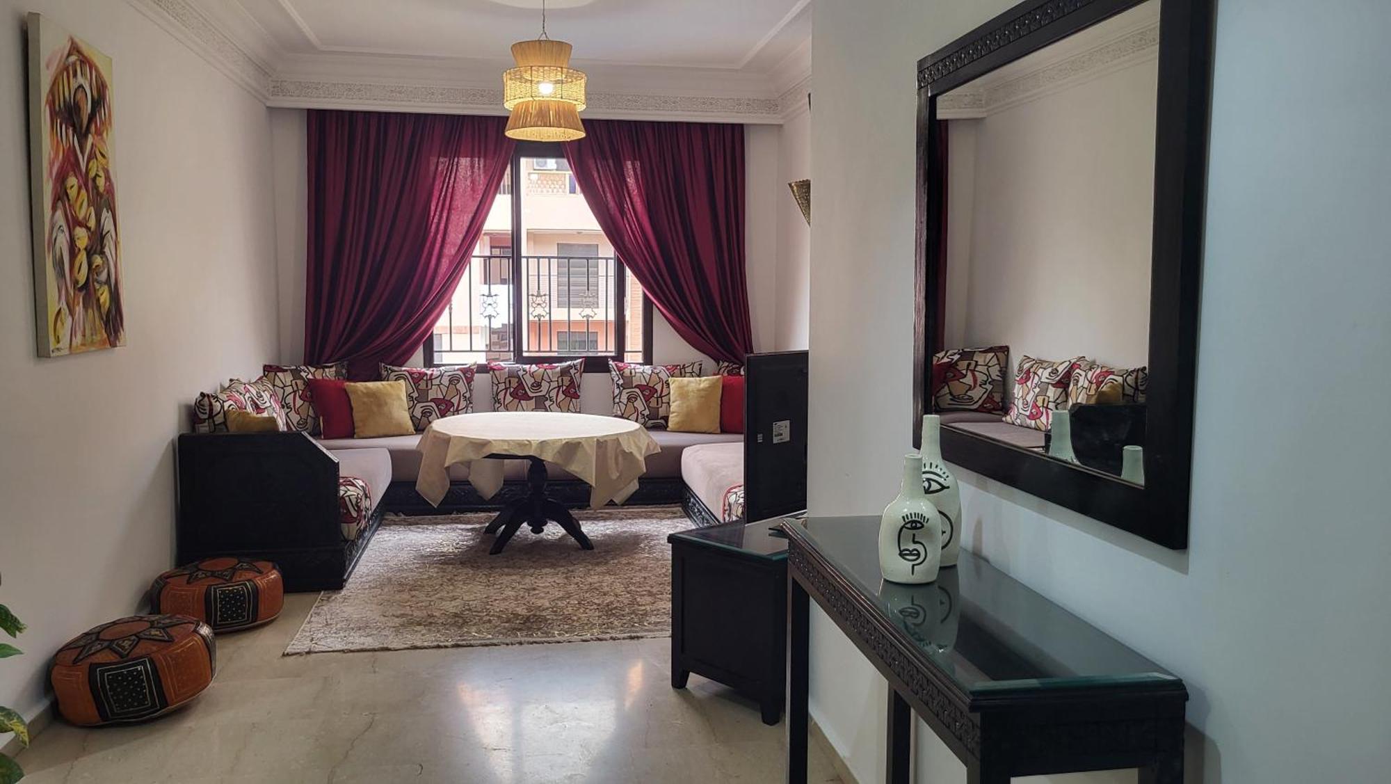 Appartement Haut Standing Vu Piscine Marrakesch Exterior foto