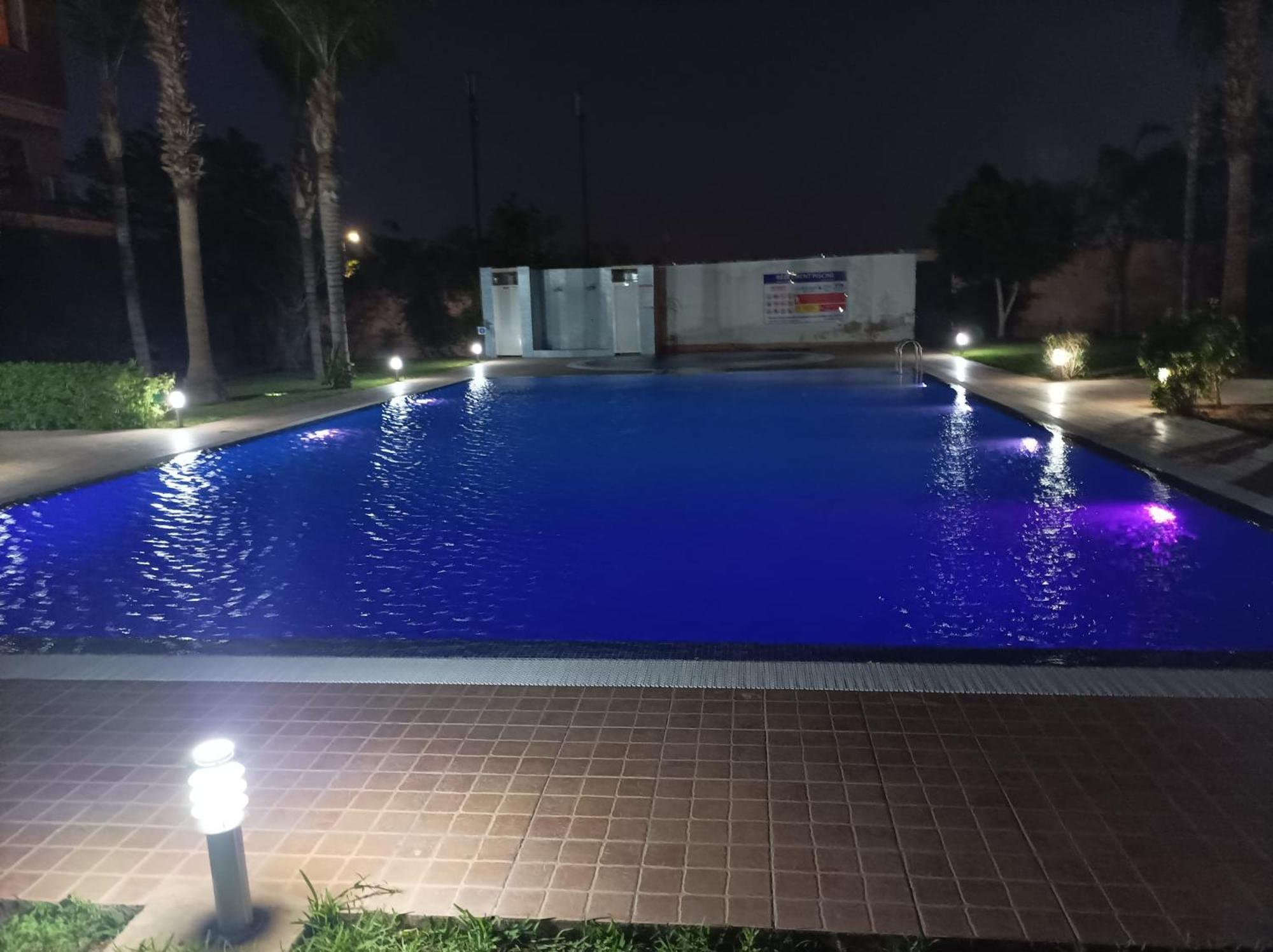 Appartement Haut Standing Vu Piscine Marrakesch Exterior foto